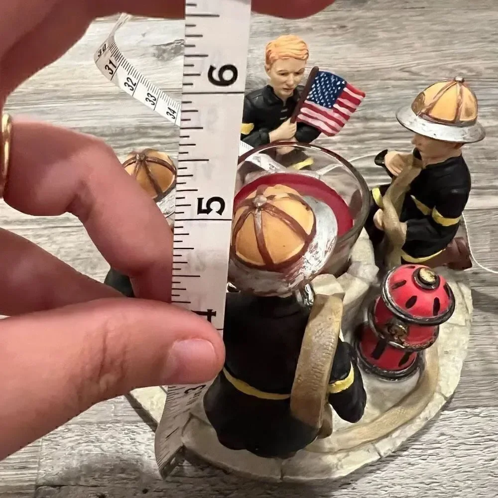 Continental Creations Firefighter candle holder